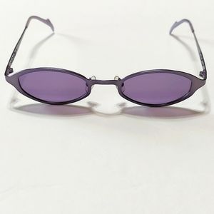 Martine Sitbon NWOT Unisex Silver/Lavender Frame With Same Lenses Sunglasses